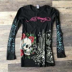 Woman’s Ed Hardy T shirt
